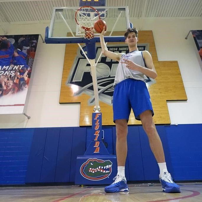 The world's tallest teenager, 7-foot-9 Olivier Rioux, plans to redshirt at Florida this season